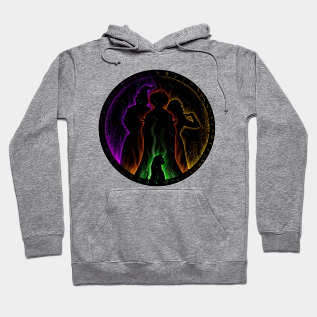 Hocus Pocus Sanderson Sisters and Binx Hoodie by gallaugherus